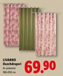 Lidl Livar no duschdraperi erbjuda