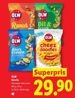 Lidl Olw snacks erbjuda