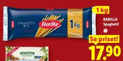 Lidl Barilla Spaghetti erbjuda