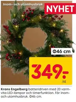 Rusta Krans Engelberg erbjuda