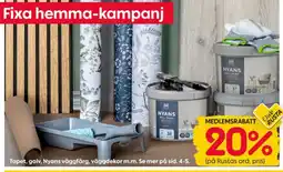 Rusta Nyans väggfärg erbjuda