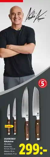 Lidl Silvercrest köksknivar erbjuda