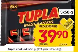 Rusta Tupla choklad erbjuda