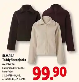 Lidl Esmara teddyfleecejacka erbjuda