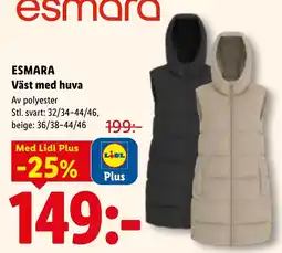Lidl Esmara Väst med huva erbjuda