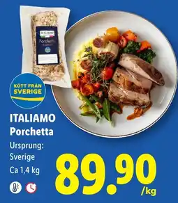Lidl Italiamo Porchetta erbjuda