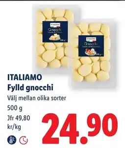 Lidl Italiamo fylld gnocchi erbjuda