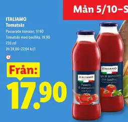 Lidl Italiamo tomatsås erbjuda