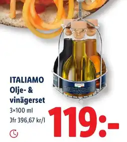 Lidl Italiamo olje- & vinägerset erbjuda
