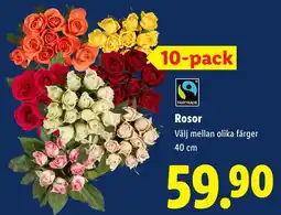 Lidl Rosor erbjuda