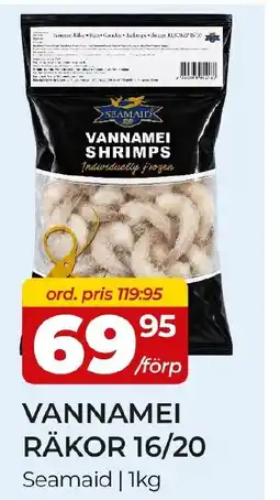 Matrix Butikerna Seamaid vannamei räkor erbjuda