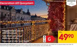 Rusta Decoration LED Ijussystem erbjuda