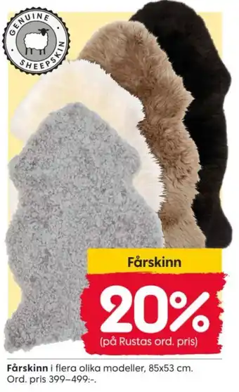 Fårskinn