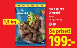 Lidl Chef Select Cevapcici erbjuda
