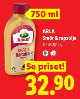 Lidl Arla smör & rapsolja erbjuda