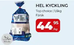 Matrix Butikerna Top choice hel kyckling erbjuda