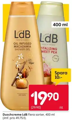 Rusta LdB Duschcreme erbjuda