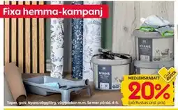 Rusta Fixa hemma-kampanj erbjuda
