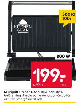 Rusta Multigrill Kitchen Gear erbjuda
