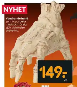 Rusta Vandrande hand erbjuda