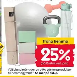 Rusta Träna hemma erbjuda