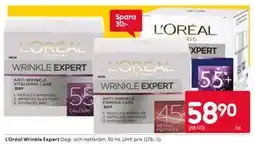 Rusta L’Oréal Wrinkle Expert erbjuda