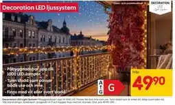 Rusta Decoration LED ljussystem erbjuda