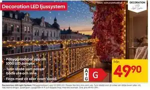 Rusta Decoration LED ljussystem erbjuda