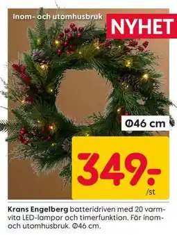 Rusta Krans Engelberg erbjuda