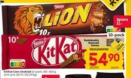 Rusta KitKat/Lion choklad, Medlemspris erbjuda