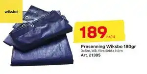 Presenning Wiksbo 180gr