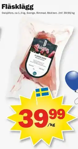 Pekås Fläsklägg erbjuda
