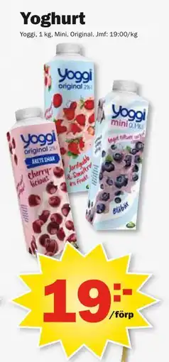 Pekås Yoghurt erbjuda