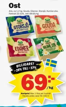 Pekås Ost, Medlemspris erbjuda