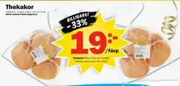 Pekås Thekakor, Medlemspris erbjuda