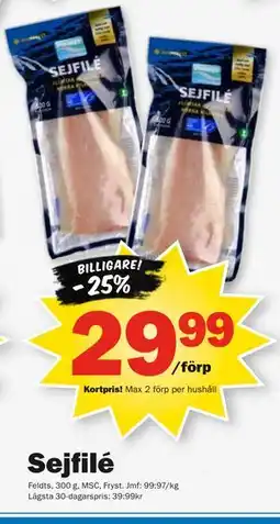 Pekås Sejfilé, Medlemspris erbjuda