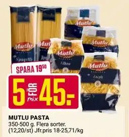 ÖoB MUTLU PASTA erbjuda