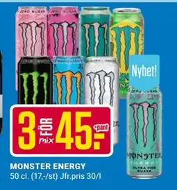 ÖoB MONSTER ENERGY erbjuda