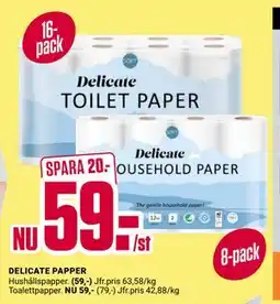ÖoB DELICATE PAPPER erbjuda
