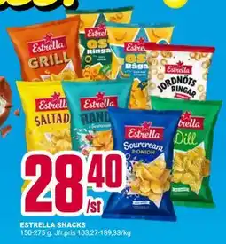 ÖoB ESTRELLA SNACKS erbjuda
