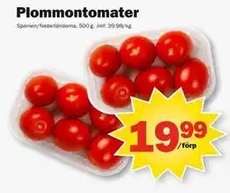 Pekås Plommontomater erbjuda