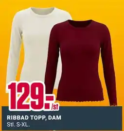 ÖoB RIBBAD TOPP, DAM erbjuda