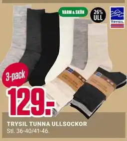 ÖoB TRYSIL TUNNA ULLSOCKOR erbjuda