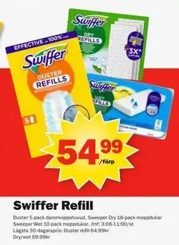 Pekås Swiffer Refill erbjuda