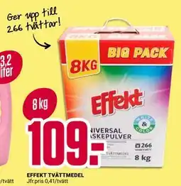 ÖoB EFFEKT TVÄTTMEDEL erbjuda