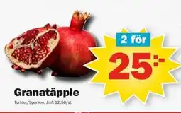 Pekås Granatäpple erbjuda