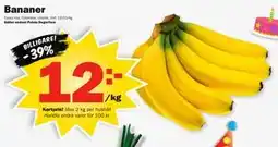 Pekås Bananer, Medlemspris erbjuda