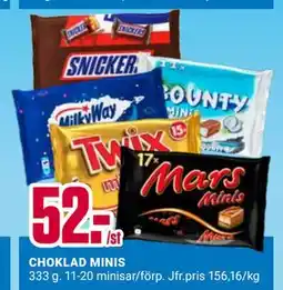 ÖoB CHOKLAD MINIS erbjuda