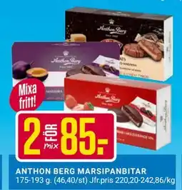 ÖoB ANTHON BERG MARSIPANBITAR erbjuda