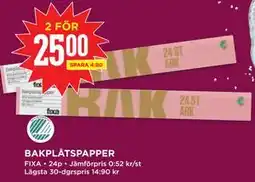 Willys BAKPLÅTSPAPPER erbjuda